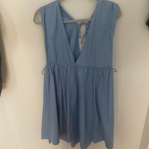Abercrombie Babydoll Poplin Mini Dress